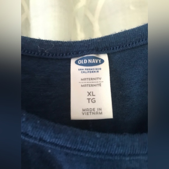 Old Navy size XL maternity long sleeve dress in a striking blue color - Picture 4 of 7